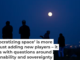 A group of people gaze up at the Moon in Germany. AP Photo/Markus Schreiber